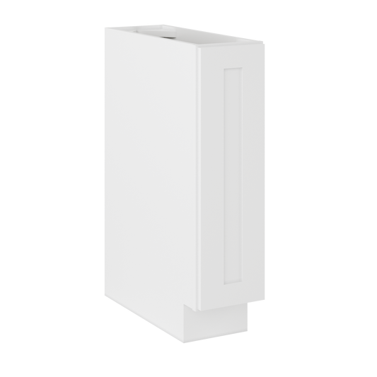 Base Kitchen Cabinet B09 Alpina White LessCare 9 in. width 34.5 in. height 24 in. depth Kitchen Cabinets