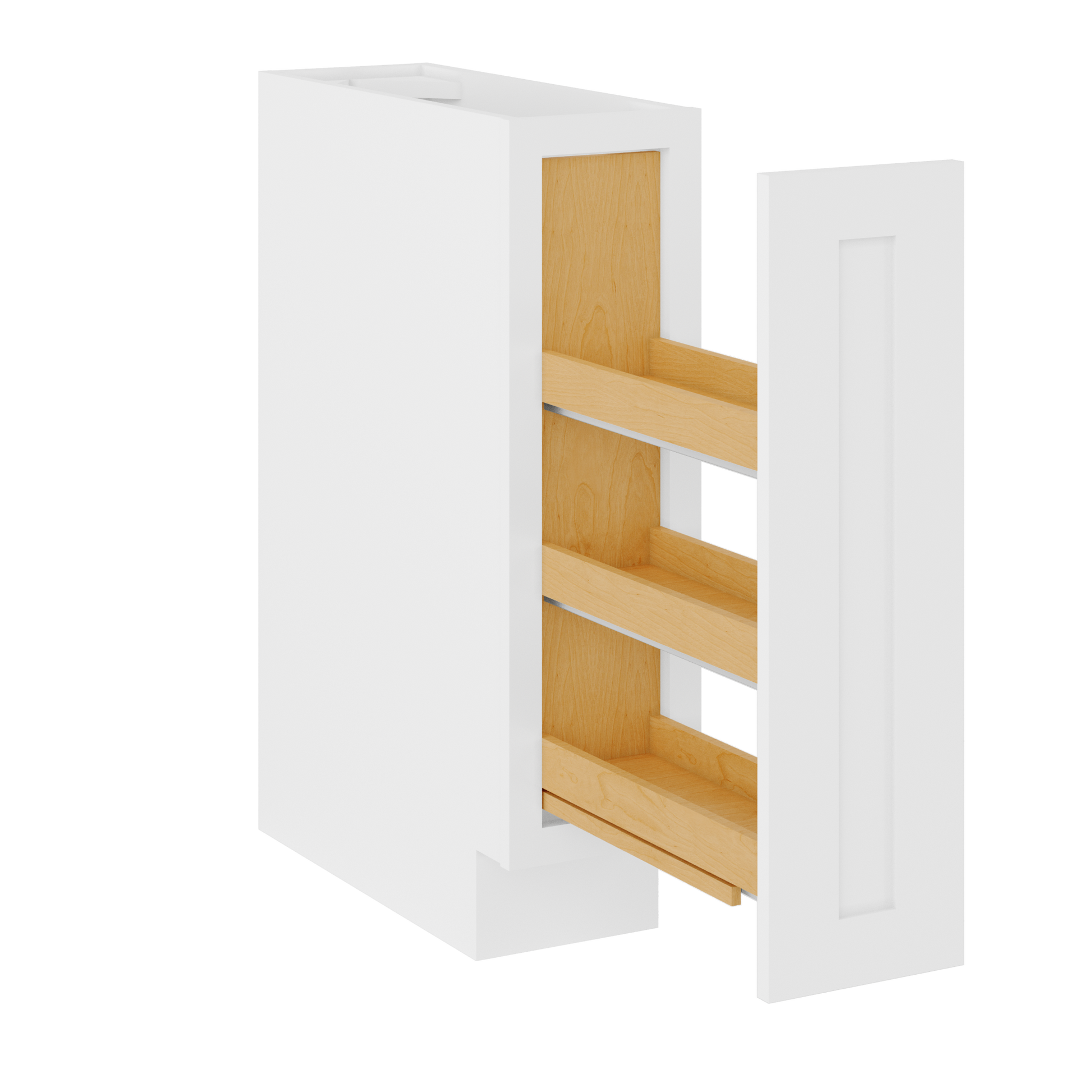 Base Kitchen Cabinet B09 Alpina White LessCare 9 in. width 34.5 in. height 24 in. depth Kitchen Cabinets