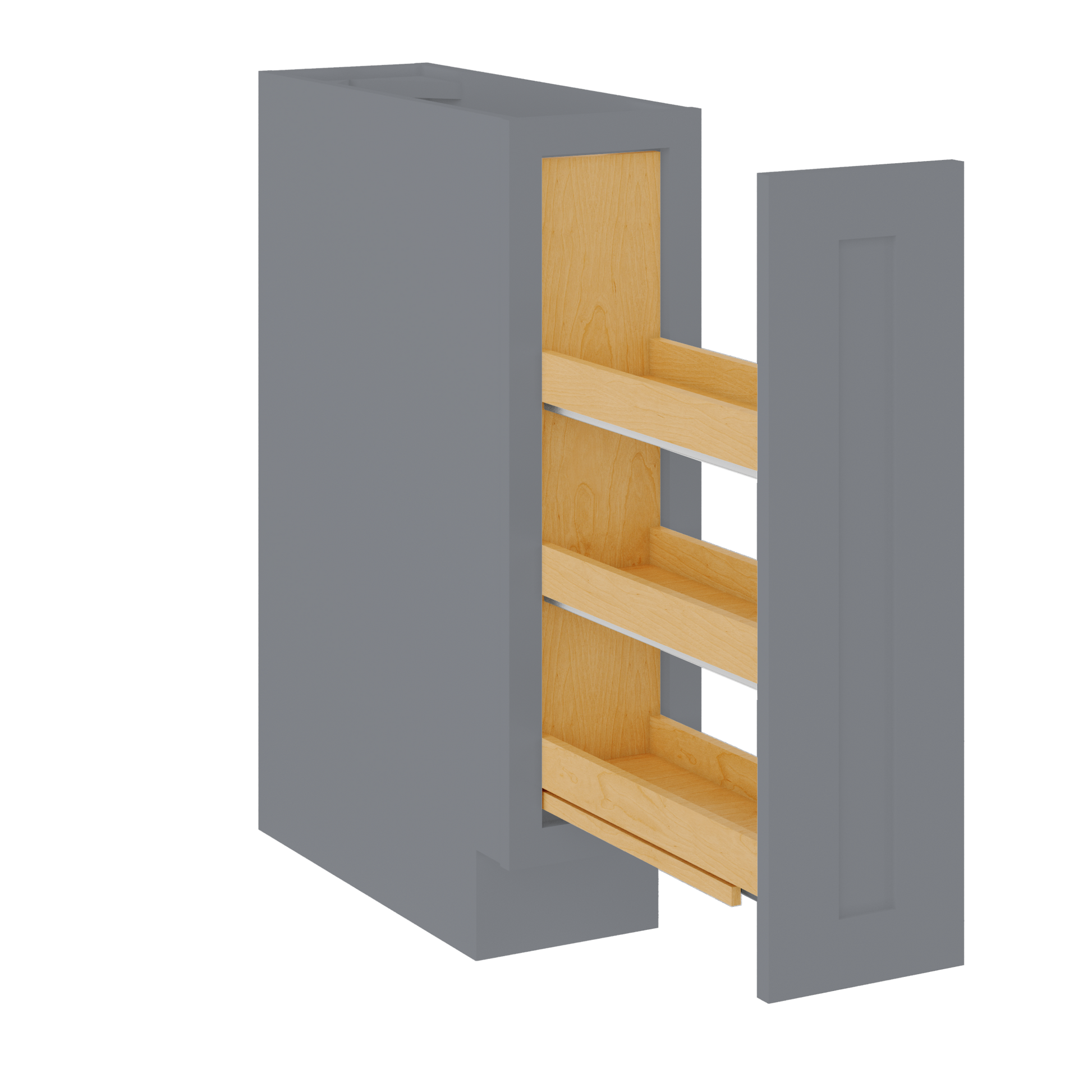 Base Kitchen Cabinet B09 Colonial Gray LessCare 9 in. width 34.5 in. height 24 in. depth - Kitchen Cabinets