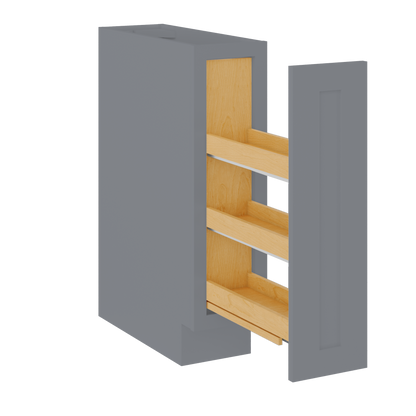 Base Kitchen Cabinet B09 Colonial Gray LessCare 9 in. width 34.5 in. height 24 in. depth - Kitchen Cabinets