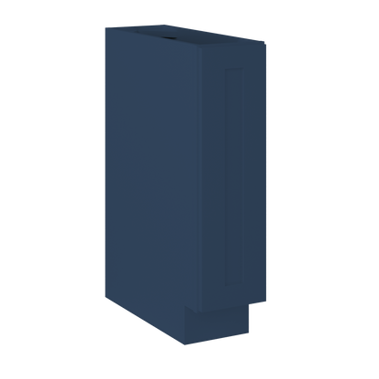 Base Kitchen Cabinet B09 Danbury Blue LessCare 9 in. width 34.5 in. height 24 in. depth - Kitchen Cabinets