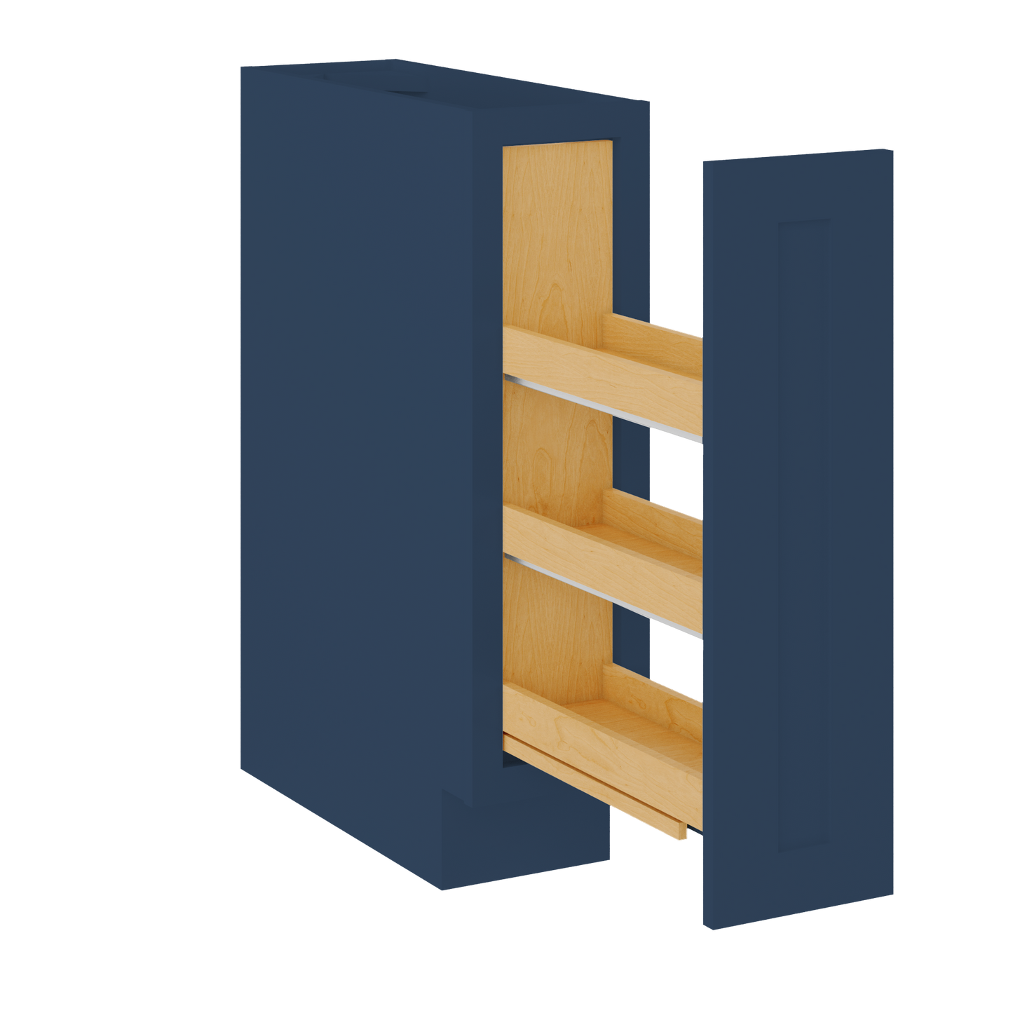 Base Kitchen Cabinet B09 Danbury Blue LessCare 9 in. width 34.5 in. height 24 in. depth - Kitchen Cabinets