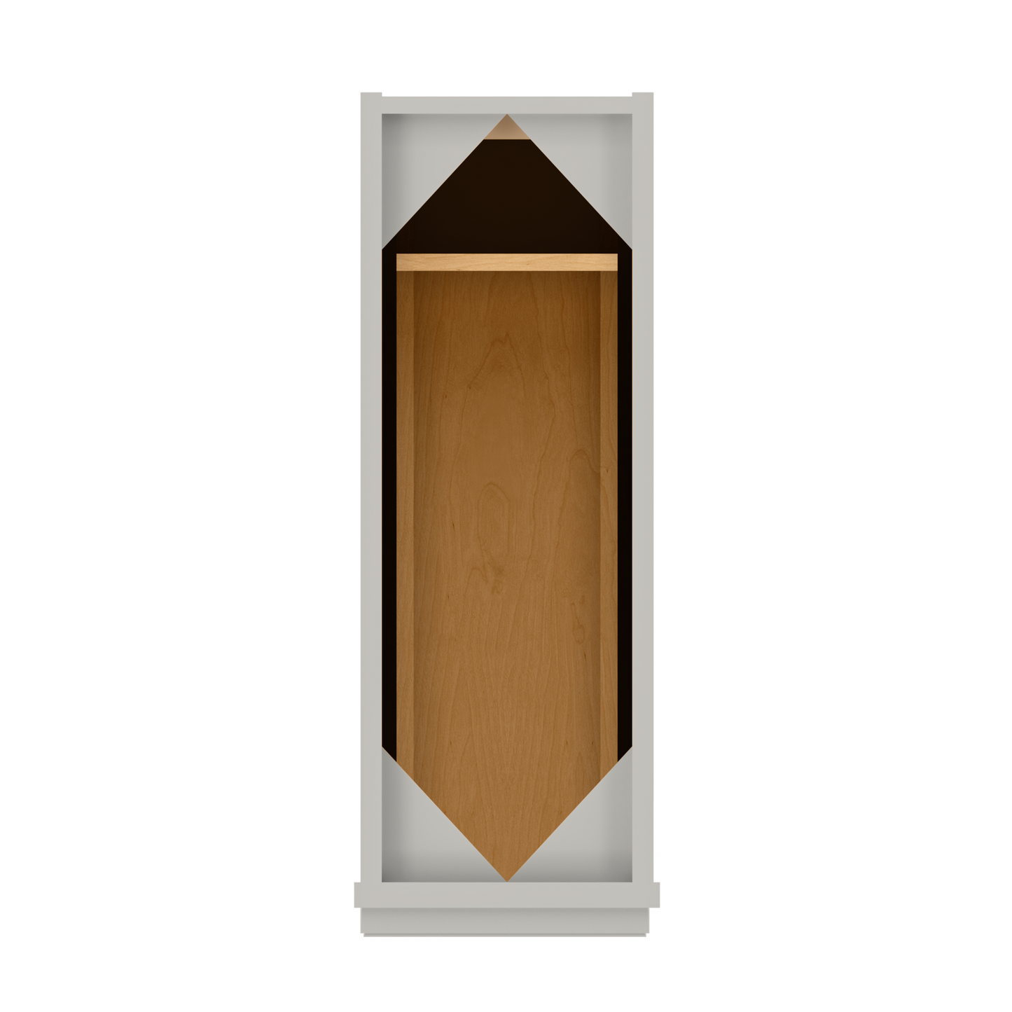 Base Kitchen Cabinet B09 Milan Pearl 9 in. width 34.5 in. height 24 in. depth - Kitchen Cabinets