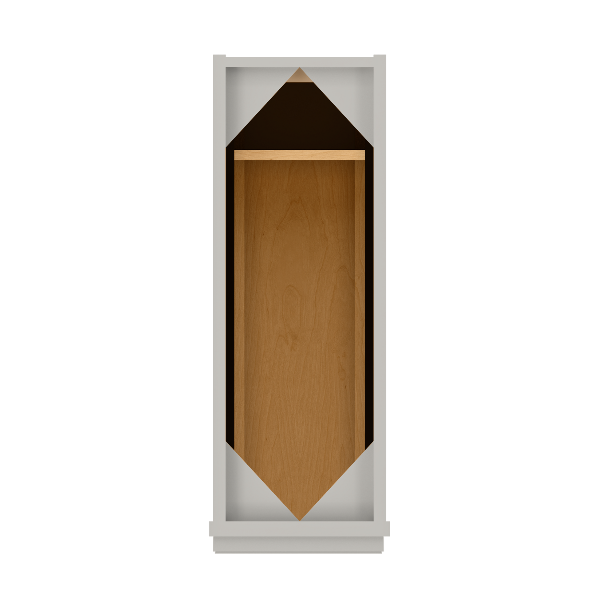 Base Kitchen Cabinet B09 Milan Pearl 9 in. width 34.5 in. height 24 in. depth - Kitchen Cabinets