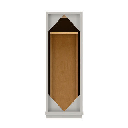 Base Kitchen Cabinet B09 Milan Pearl 9 in. width 34.5 in. height 24 in. depth - Kitchen Cabinets