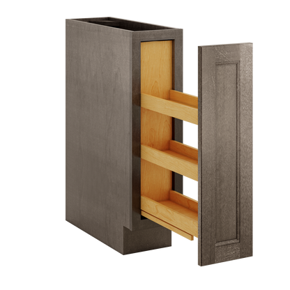 Base Kitchen Cabinet B09 Milan Slate 9 in. width 34.5 in. height 24 in. depth - Kitchen Cabinets