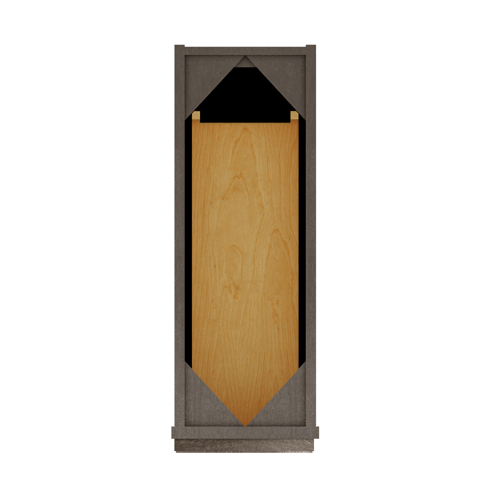 Base Kitchen Cabinet B09 Milan Slate 9 in. width 34.5 in. height 24 in. depth - Kitchen Cabinets