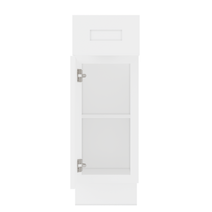 Base Kitchen Cabinet B12 Alpina White LessCare 12 in. width 34.5 in. height 24 in. depth Kitchen Cabinets