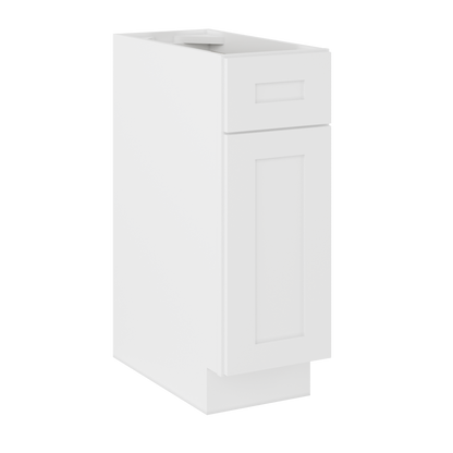 Base Kitchen Cabinet B12 Alpina White LessCare 12 in. width 34.5 in. height 24 in. depth Kitchen Cabinets