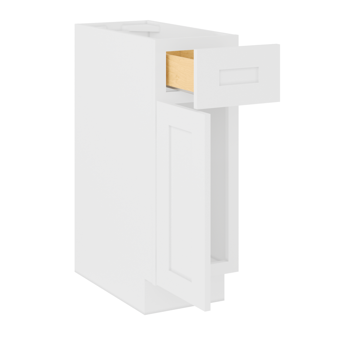 Base Kitchen Cabinet B12 Alpina White LessCare 12 in. width 34.5 in. height 24 in. depth Kitchen Cabinets