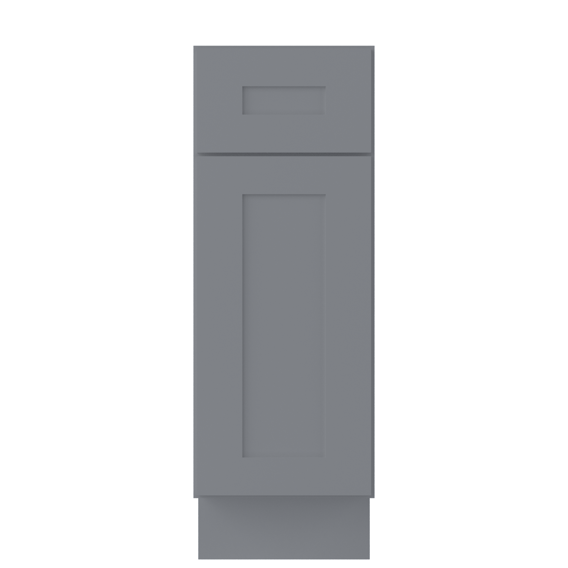 Base Kitchen Cabinet B12 Colonial Gray LessCare 12 in. width 34.5 in. height 24 in. depth - Kitchen Cabinets