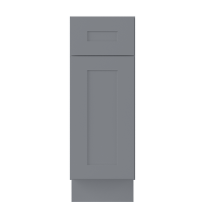 Base Kitchen Cabinet B12 Colonial Gray LessCare 12 in. width 34.5 in. height 24 in. depth - Kitchen Cabinets