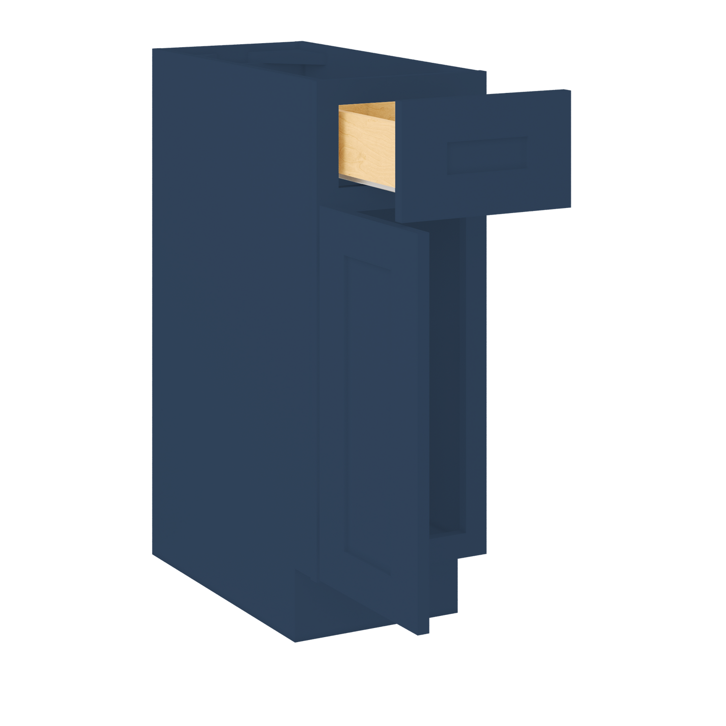 Base Kitchen Cabinet B12 Danbury Blue LessCare 12 in. width 34.5 in. height 24 in. depth - Kitchen Cabinets