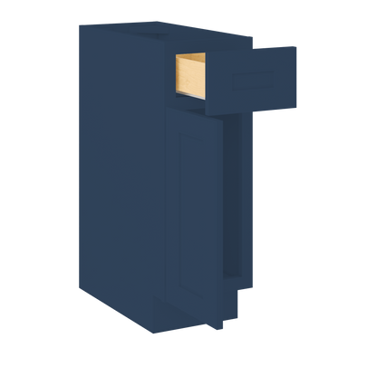 Base Kitchen Cabinet B12 Danbury Blue LessCare 12 in. width 34.5 in. height 24 in. depth - Kitchen Cabinets