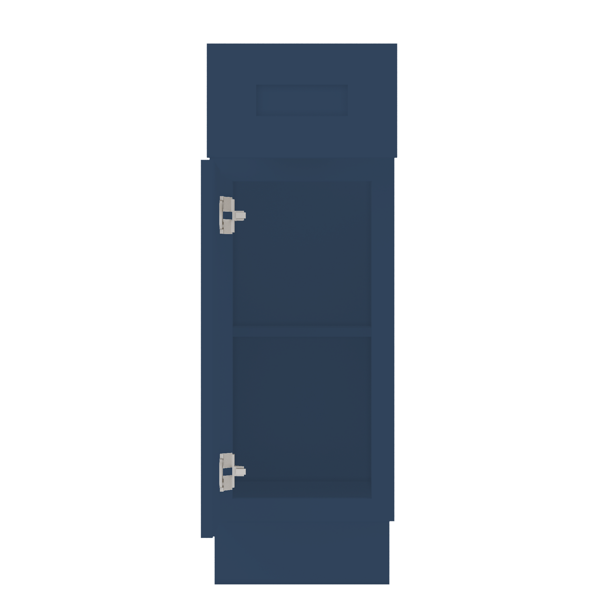 Base Kitchen Cabinet B12 Danbury Blue LessCare 12 in. width 34.5 in. height 24 in. depth - Kitchen Cabinets