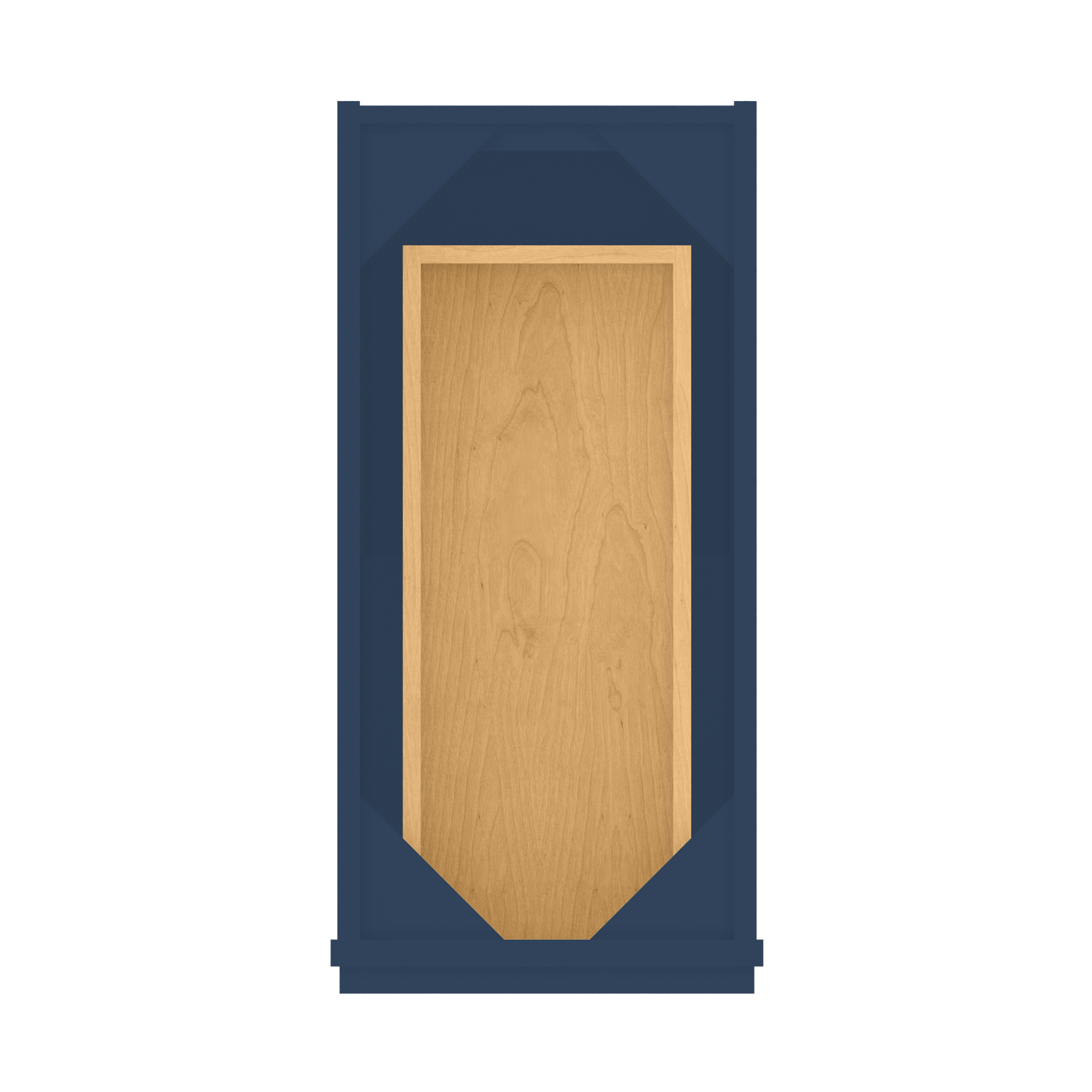 Base Kitchen Cabinet B12 Danbury Blue LessCare 12 in. width 34.5 in. height 24 in. depth - Kitchen Cabinets