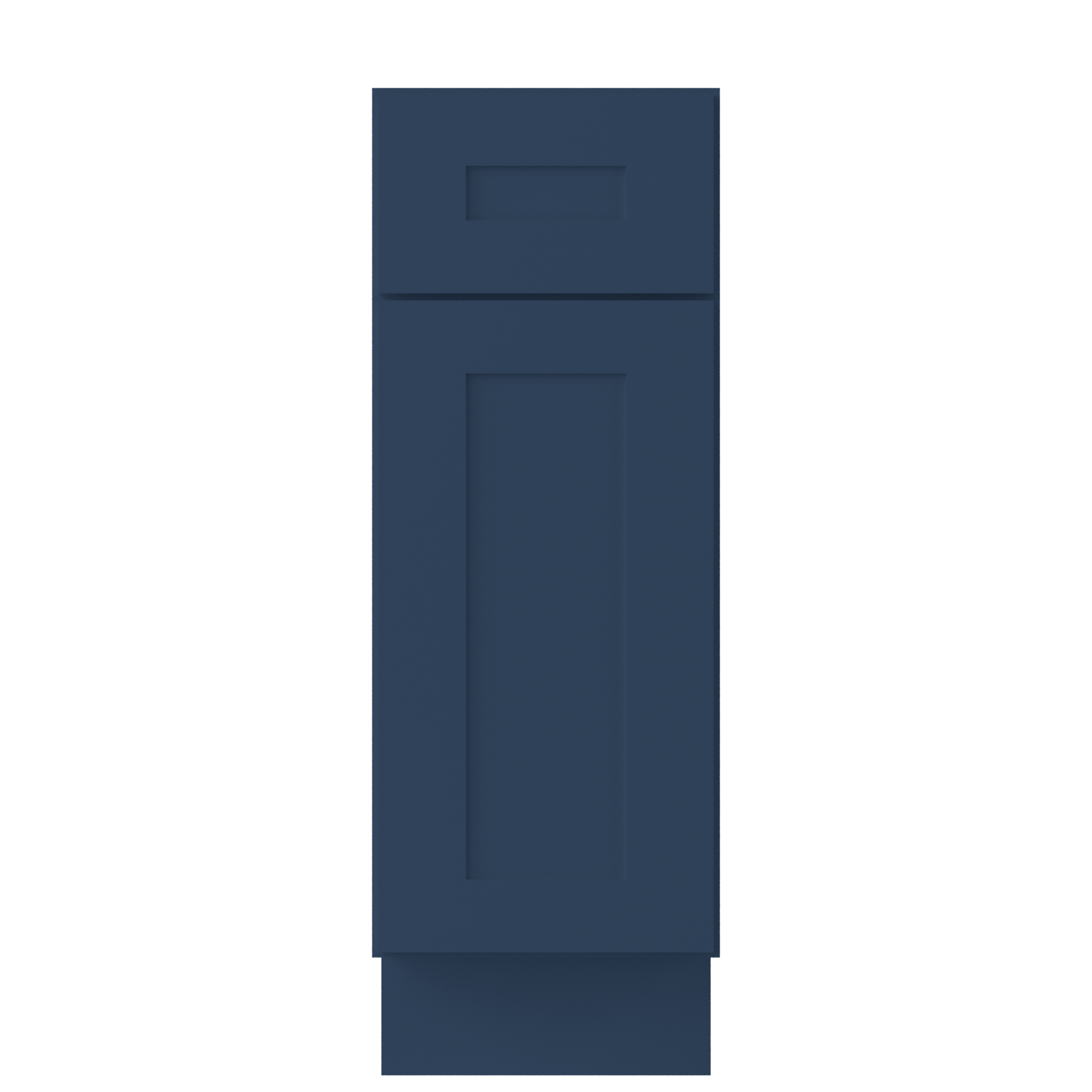 Base Kitchen Cabinet B12 Danbury Blue LessCare 12 in. width 34.5 in. height 24 in. depth - Kitchen Cabinets