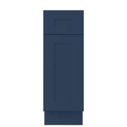 Base Kitchen Cabinet B12 Danbury Blue LessCare 12 in. width 34.5 in. height 24 in. depth - Kitchen Cabinets