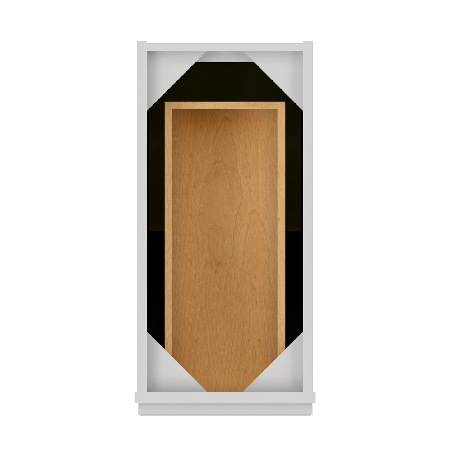 Base Kitchen Cabinet B12 Milan Pearl 12 in. width 34.5 in. height 24 in. depth - Kitchen Cabinets