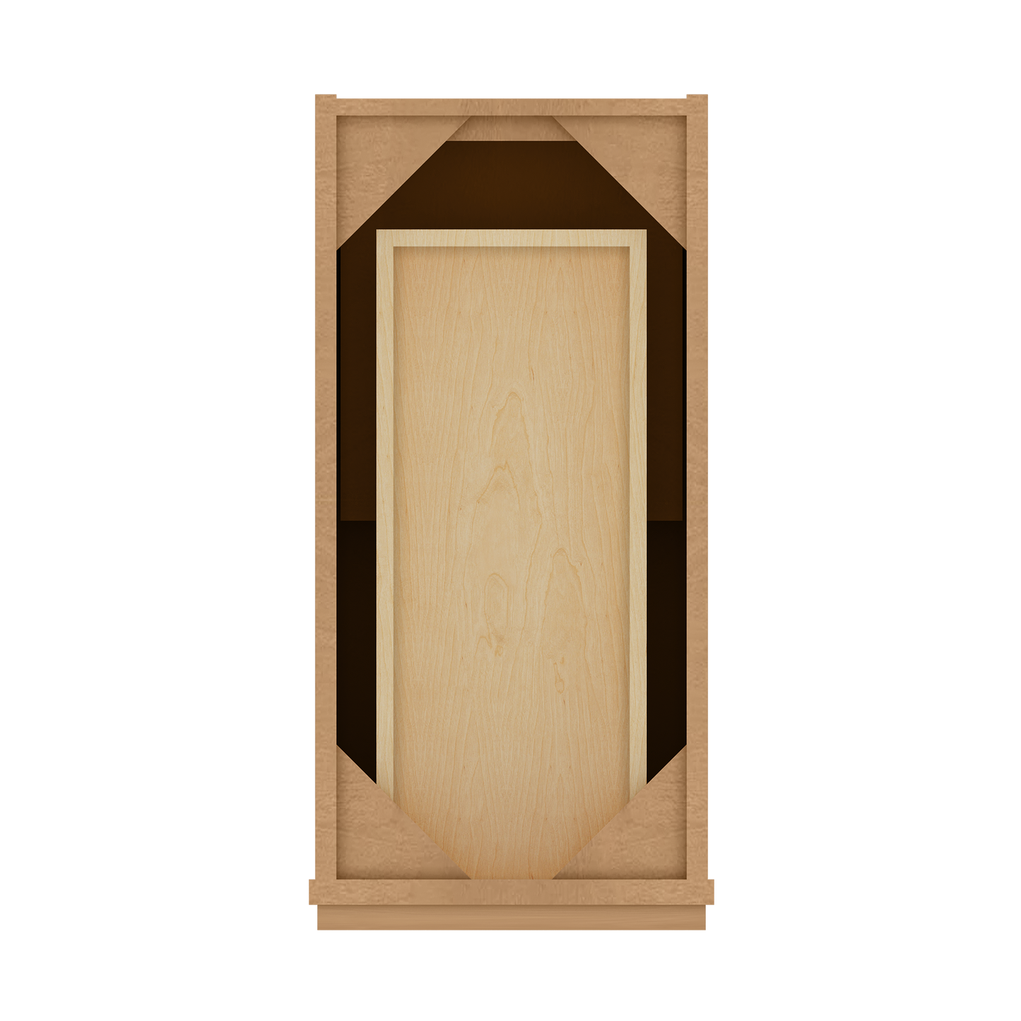 Base Kitchen Cabinet B12 Shaker Toffee 12 in. width 34.5 in. height 24 in. depth - Kitchen Cabinets