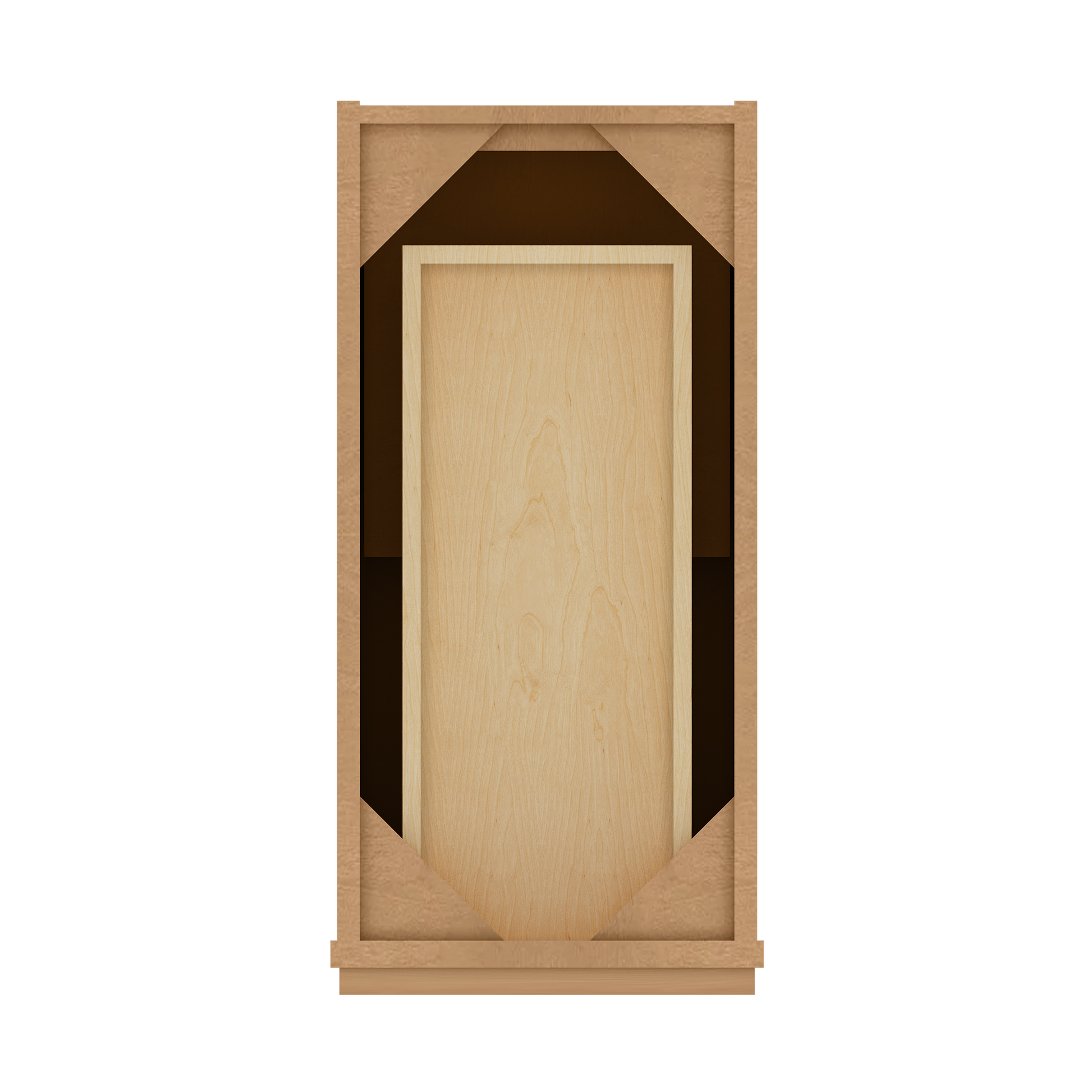 Base Kitchen Cabinet B12 Shaker Toffee 12 in. width 34.5 in. height 24 in. depth - Kitchen Cabinets