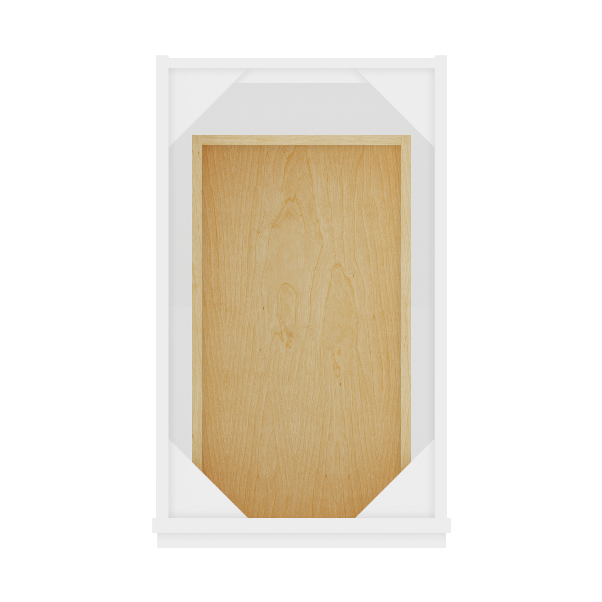 Base Kitchen Cabinet B15 Alpina White LessCare 15 in. width 34.5 in. height 24 in. depth Kitchen Cabinets