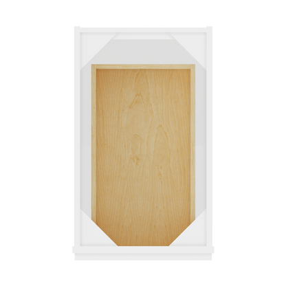 Base Kitchen Cabinet B15 Alpina White LessCare 15 in. width 34.5 in. height 24 in. depth Kitchen Cabinets