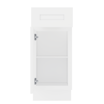 Base Kitchen Cabinet B15 Alpina White LessCare 15 in. width 34.5 in. height 24 in. depth Kitchen Cabinets