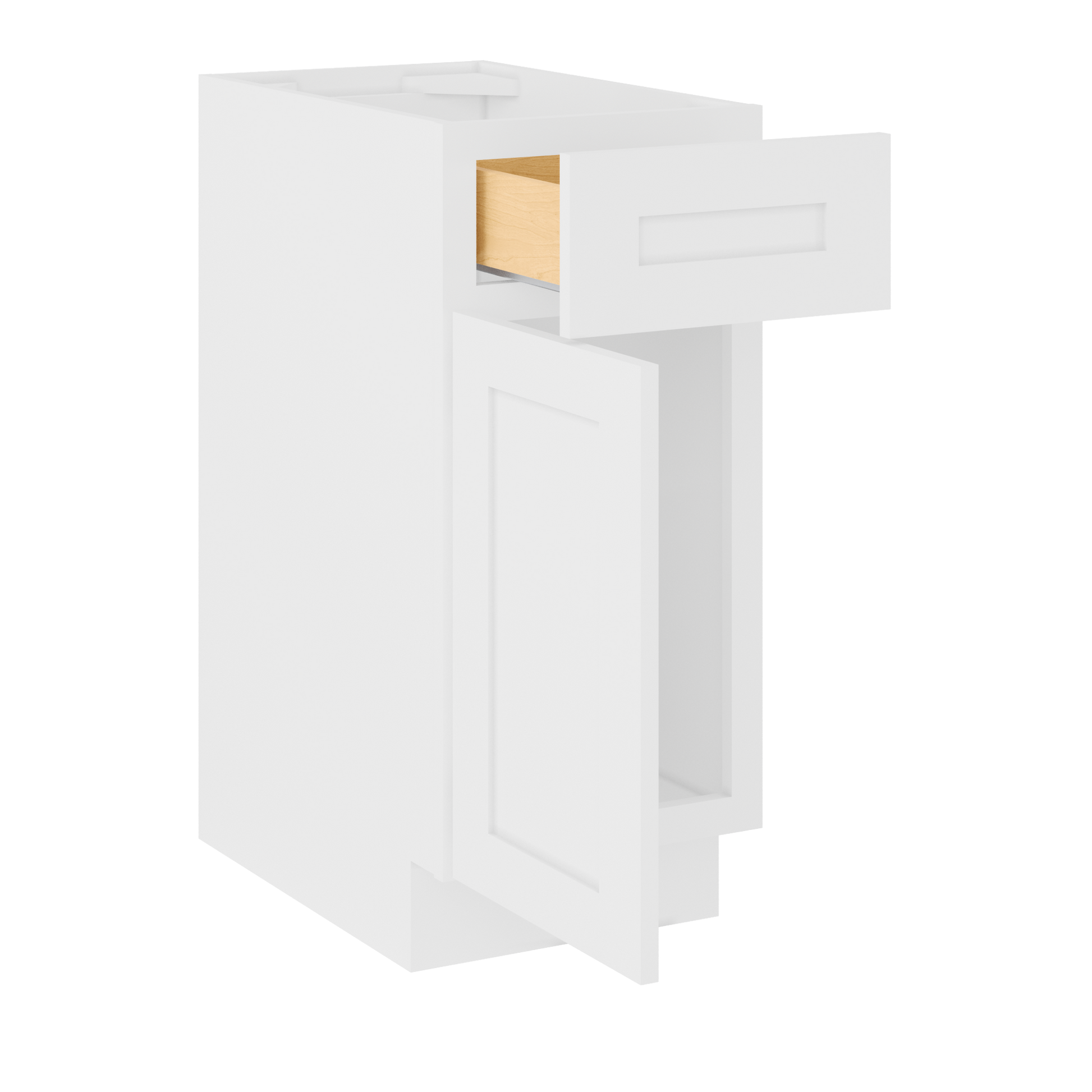 Base Kitchen Cabinet B15 Alpina White LessCare 15 in. width 34.5 in. height 24 in. depth Kitchen Cabinets