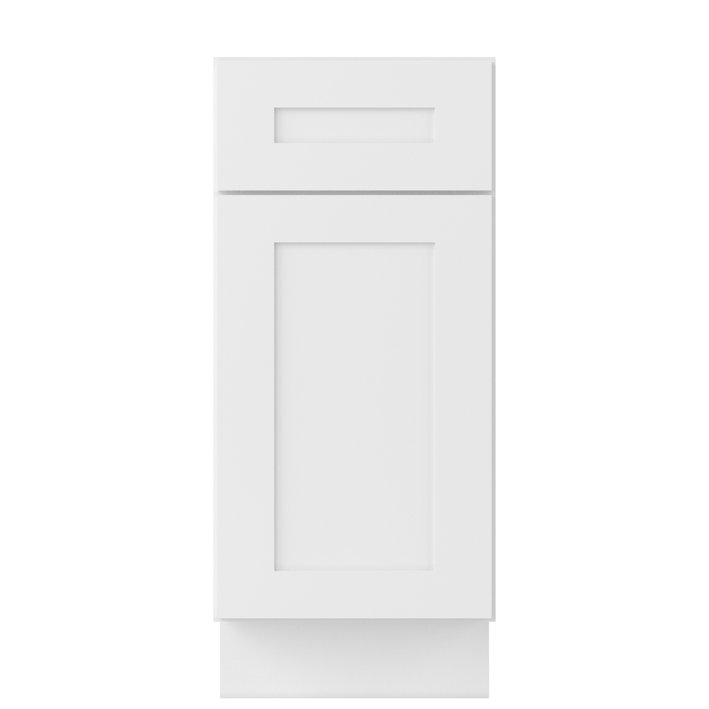 Base Kitchen Cabinet B15 Alpina White LessCare 15 in. width 34.5 in. height 24 in. depth Kitchen Cabinets