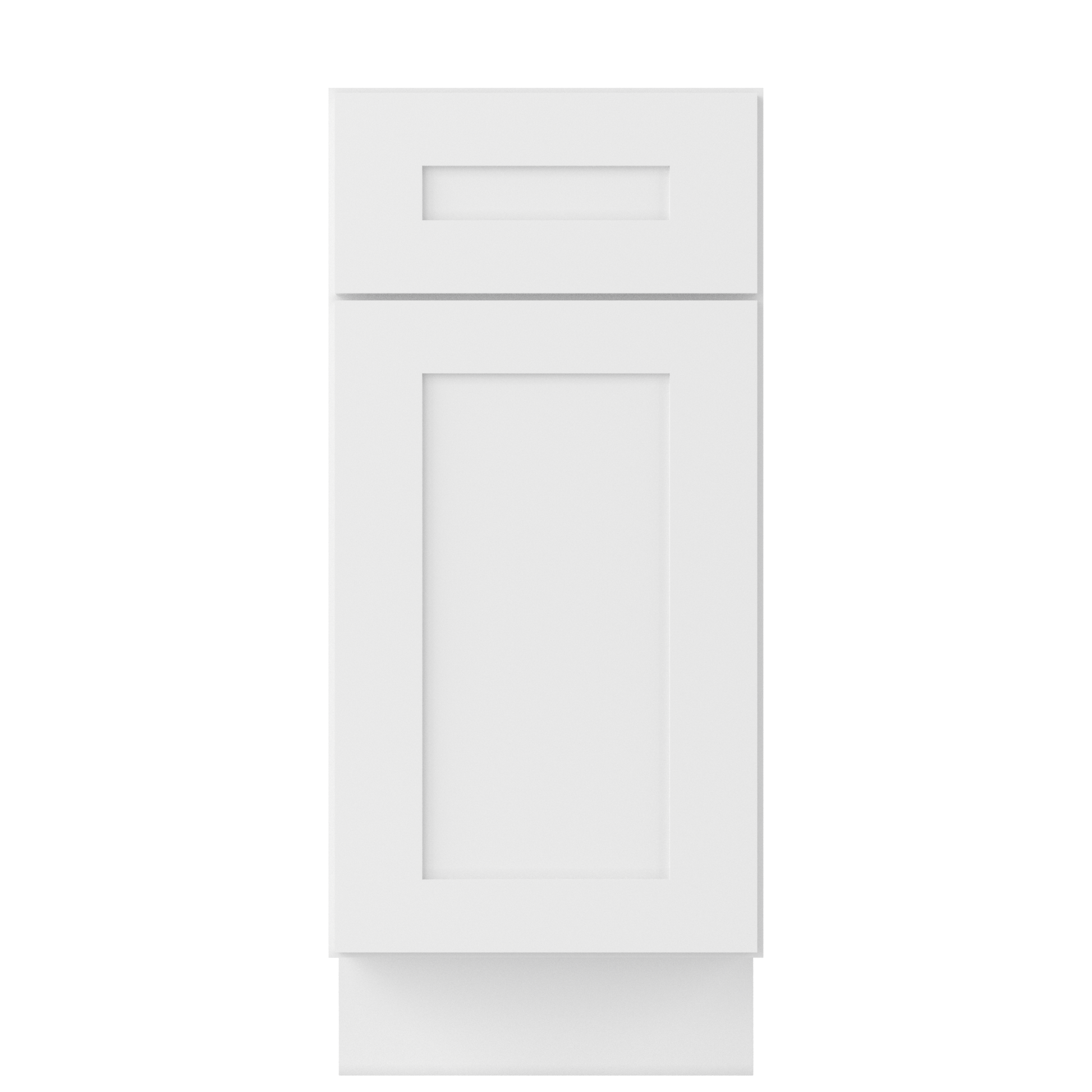 Base Kitchen Cabinet B15 Alpina White LessCare 15 in. width 34.5 in. height 24 in. depth Kitchen Cabinets