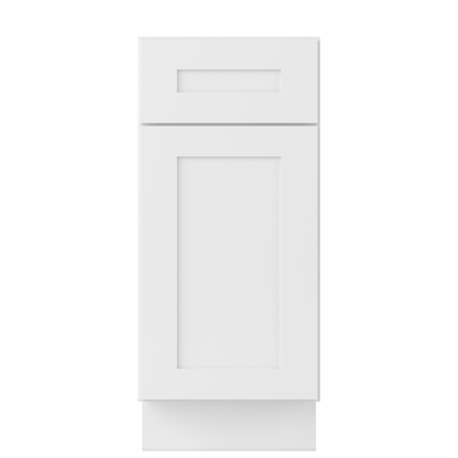 Base Kitchen Cabinet B15 Alpina White LessCare 15 in. width 34.5 in. height 24 in. depth Kitchen Cabinets