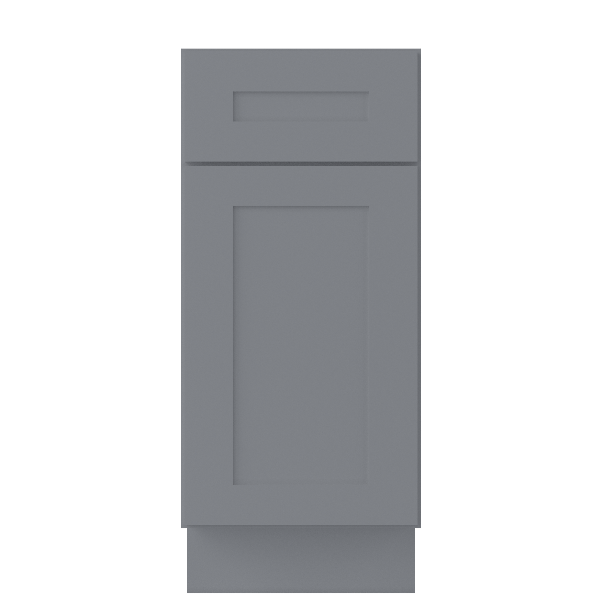 Base Kitchen Cabinet B15 Colonial Gray LessCare 15 in. width 34.5 in. height 24 in. depth - Kitchen Cabinets
