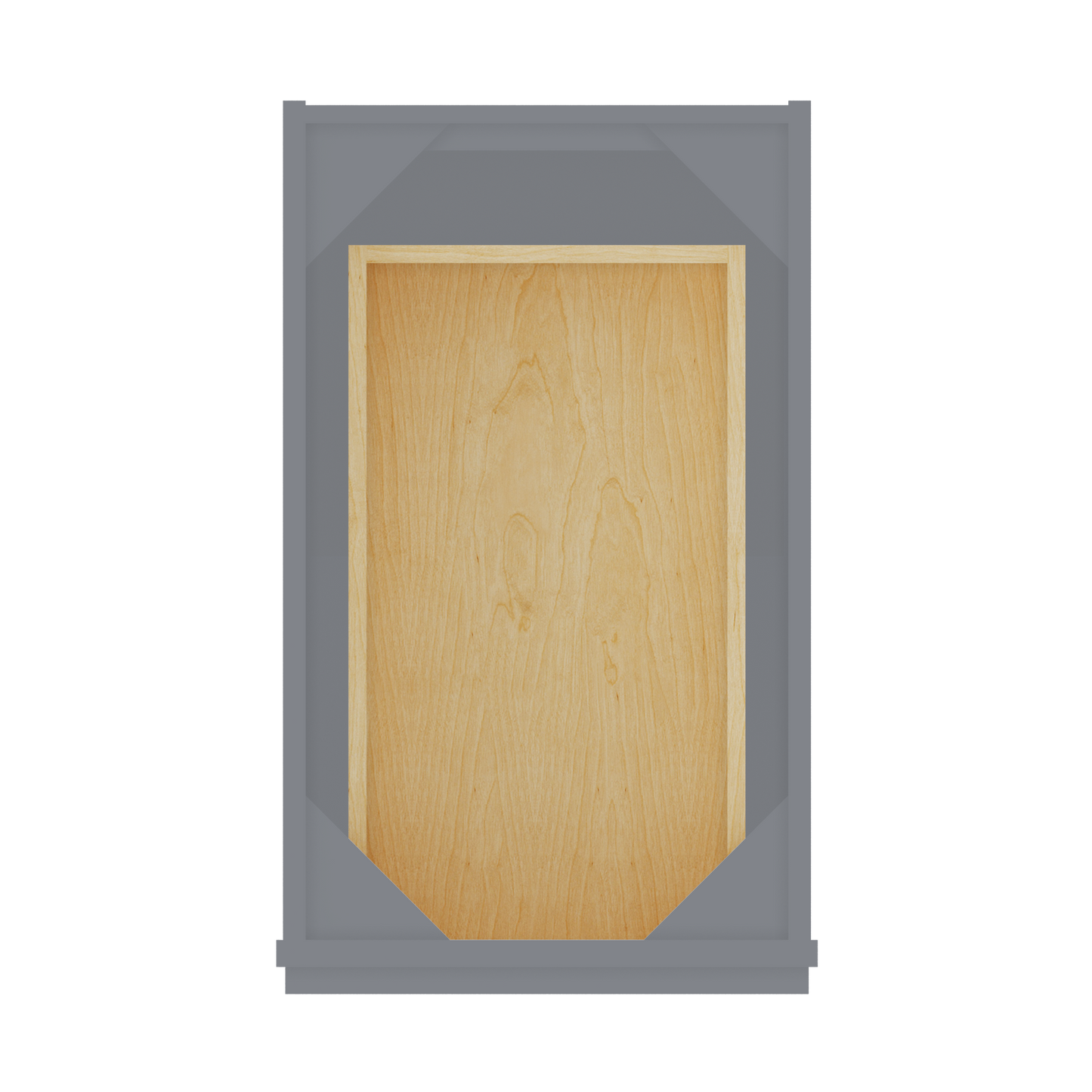 Base Kitchen Cabinet B15 Colonial Gray LessCare 15 in. width 34.5 in. height 24 in. depth - Kitchen Cabinets