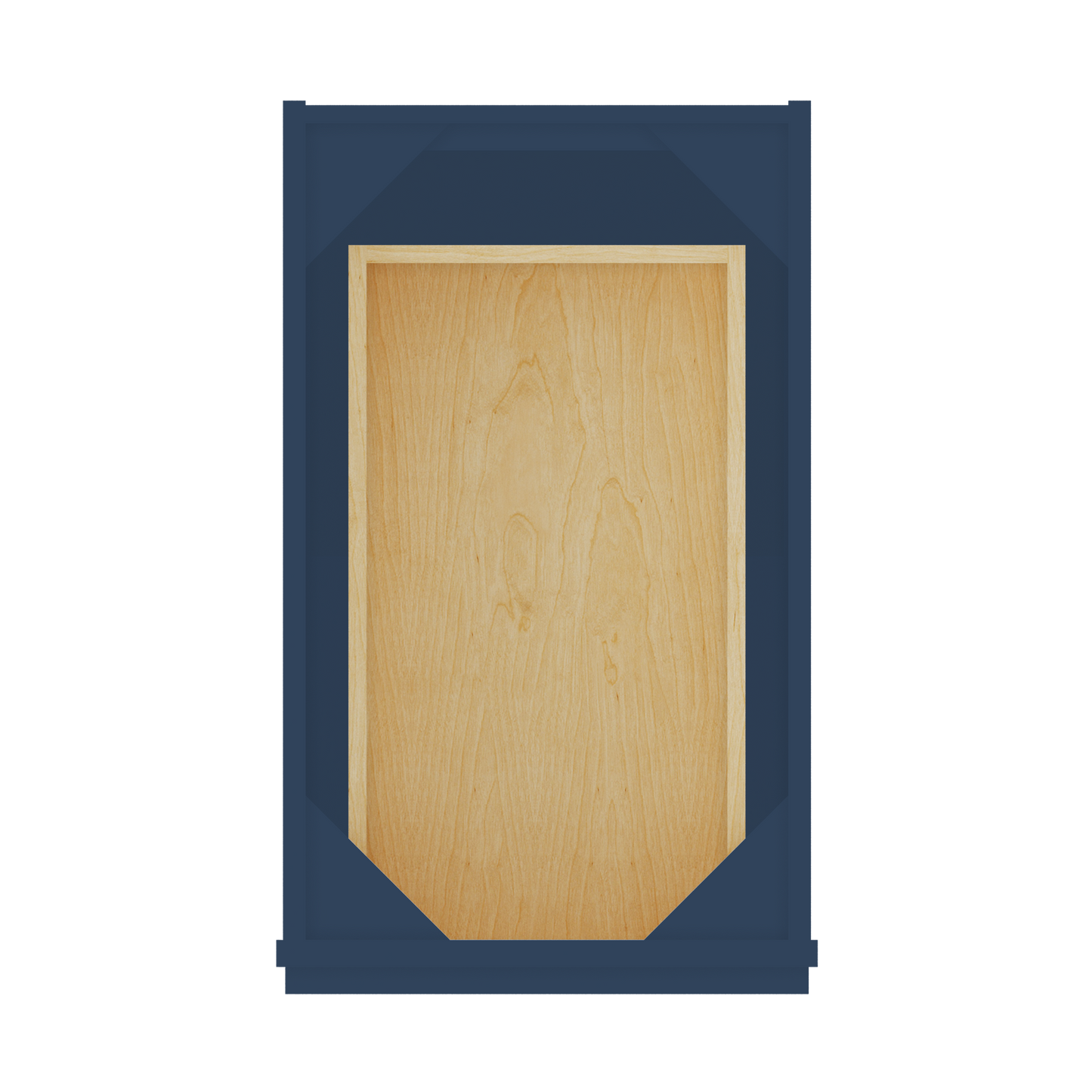 Base Kitchen Cabinet B15 Danbury Blue LessCare 15 in. width 34.5 in. height 24 in. depth - Kitchen Cabinets