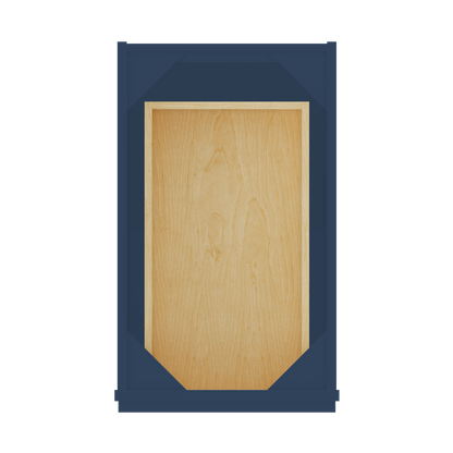 Base Kitchen Cabinet B15 Danbury Blue LessCare 15 in. width 34.5 in. height 24 in. depth - Kitchen Cabinets