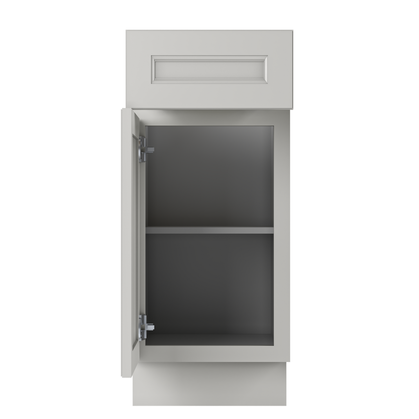 Base Kitchen Cabinet B15 Milan Pearl 15 in. width 34.5 in. height 24 in. depth - Kitchen Cabinets