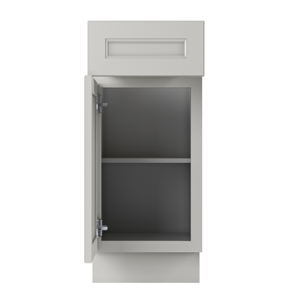 Base Kitchen Cabinet B15 Milan Pearl 15 in. width 34.5 in. height 24 in. depth - Kitchen Cabinets