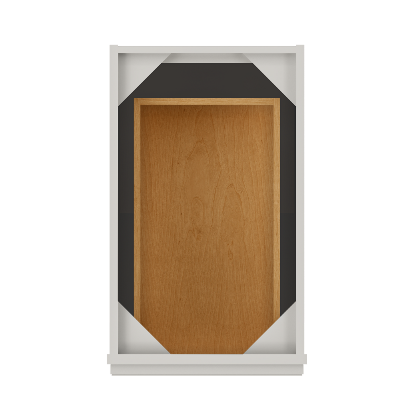 Base Kitchen Cabinet B15 Milan Pearl 15 in. width 34.5 in. height 24 in. depth - Kitchen Cabinets