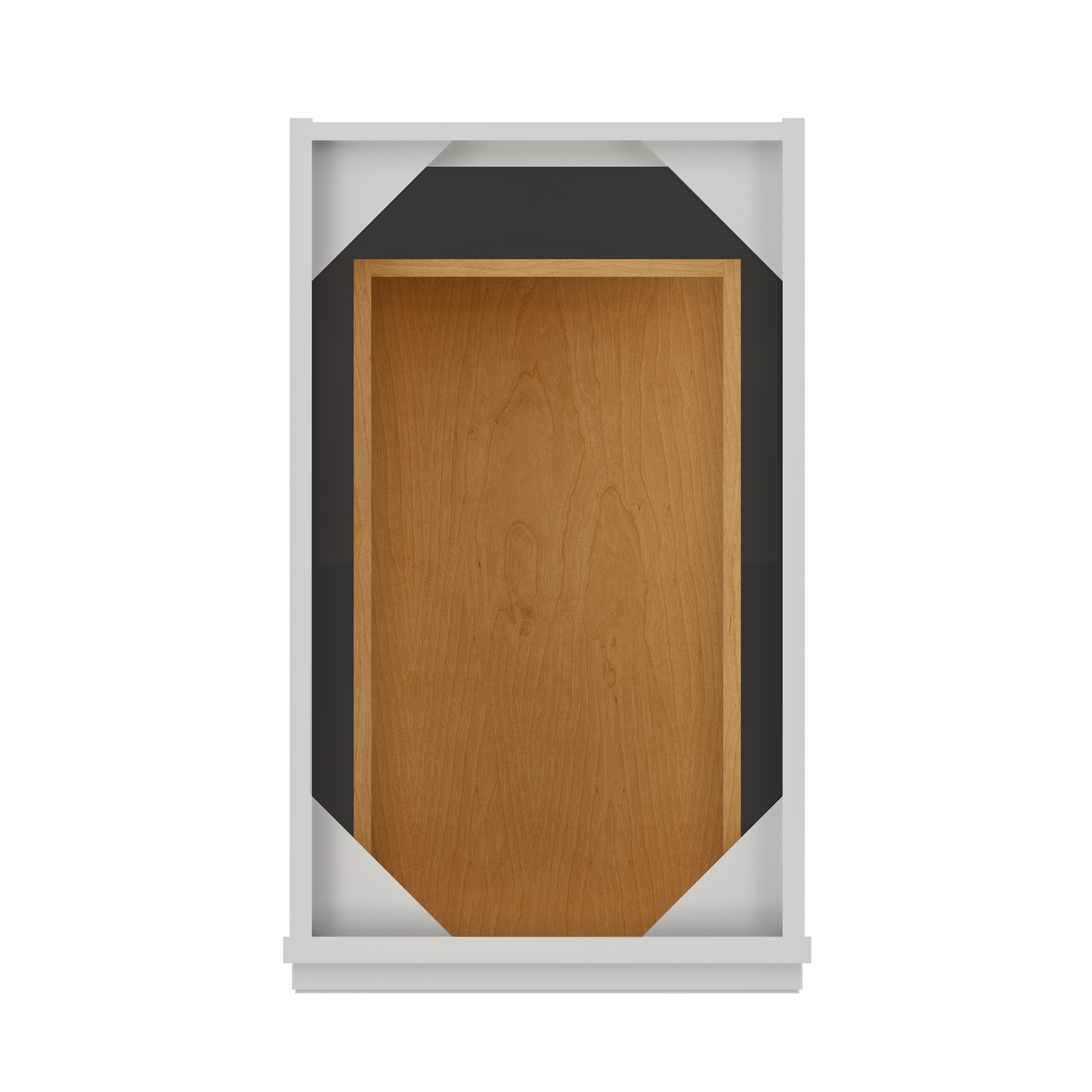 Base Kitchen Cabinet B15 Milan Pearl 15 in. width 34.5 in. height 24 in. depth - Kitchen Cabinets