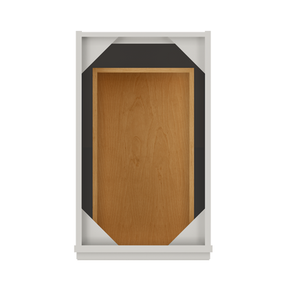 Base Kitchen Cabinet B15 Milan Pearl 15 in. width 34.5 in. height 24 in. depth - Kitchen Cabinets