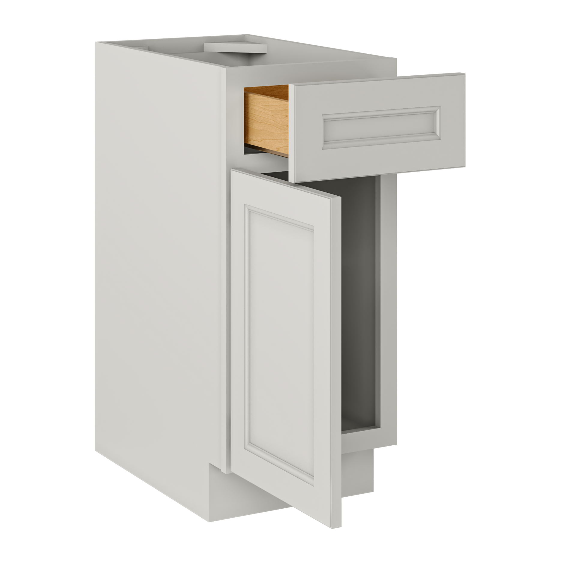 Base Kitchen Cabinet B15 Milan Pearl 15 in. width 34.5 in. height 24 in. depth - Kitchen Cabinets