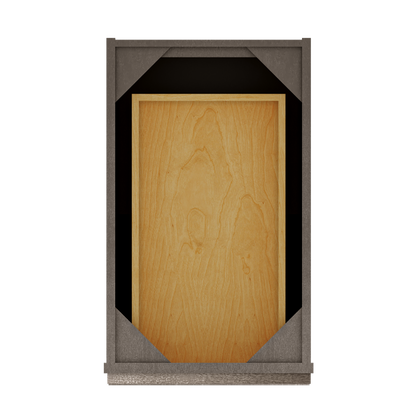 Base Kitchen Cabinet B15 Milan Slate 15 in. width 34.5 in. height 24 in. depth - Kitchen Cabinets