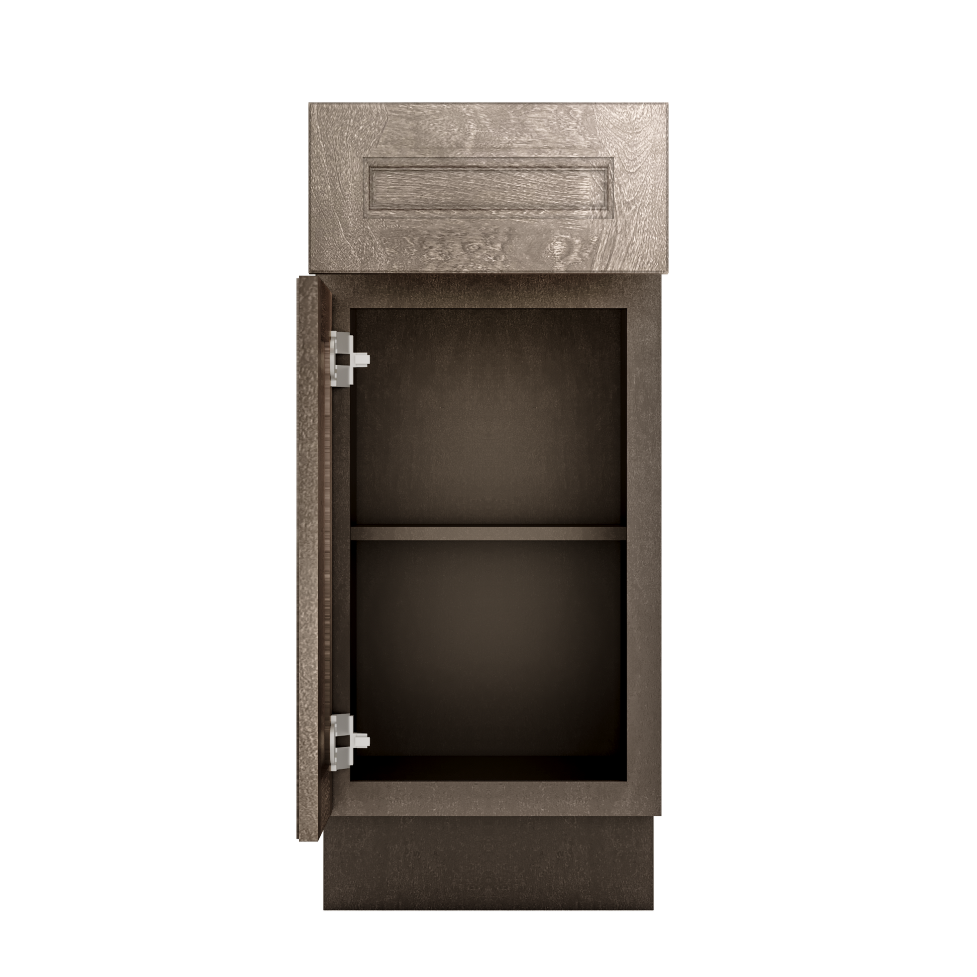 Base Kitchen Cabinet B15 Milan Slate 15 in. width 34.5 in. height 24 in. depth - Kitchen Cabinets