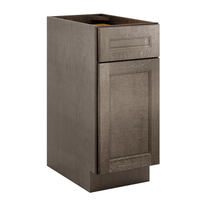 Base Kitchen Cabinet B15 Milan Slate 15 in. width 34.5 in. height 24 in. depth - Kitchen Cabinets