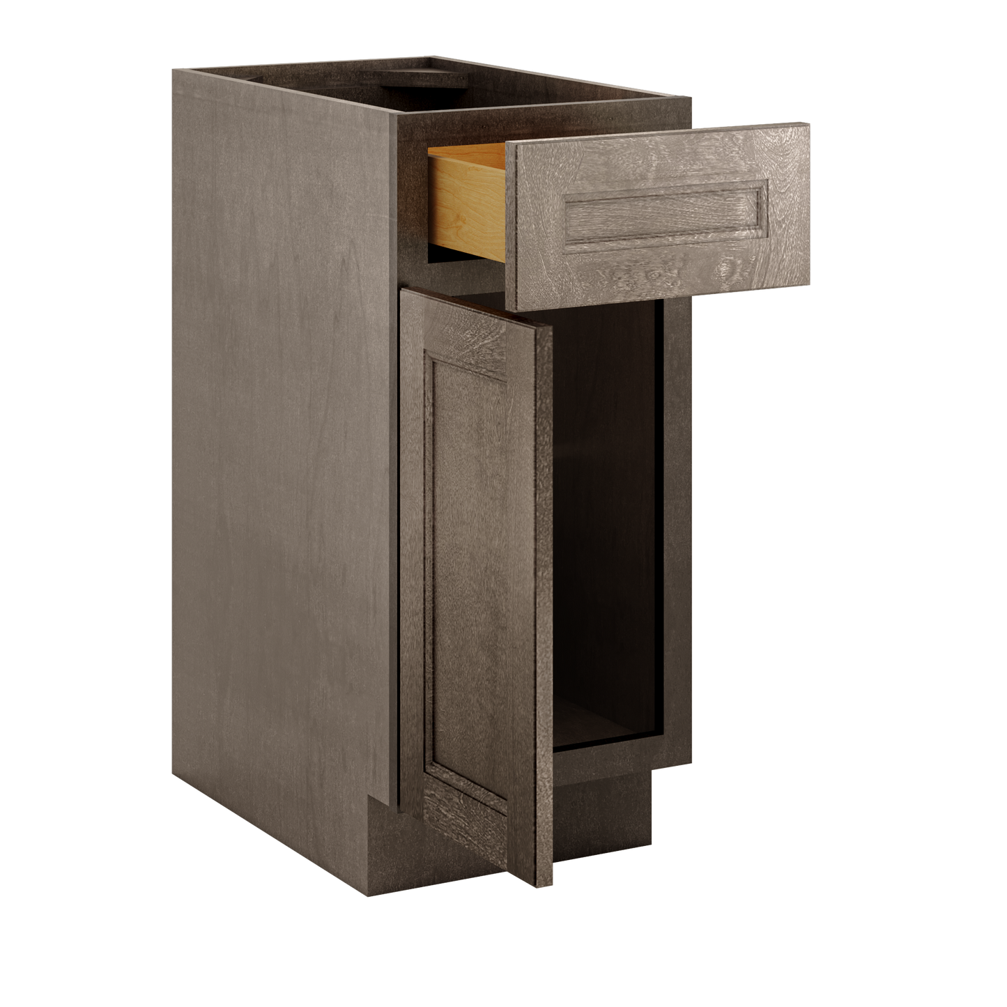 Base Kitchen Cabinet B15 Milan Slate 15 in. width 34.5 in. height 24 in. depth - Kitchen Cabinets