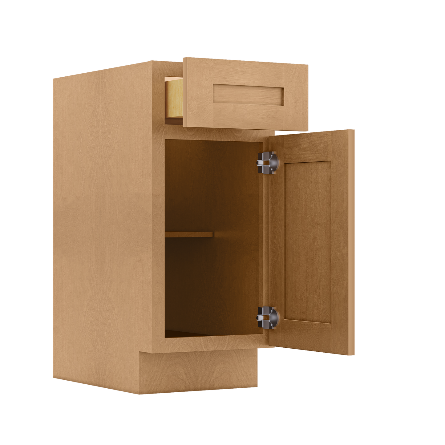 Base Kitchen Cabinet B15 Shaker Toffee 15 in. width 34.5 in. height 24 in. depth - Kitchen Cabinets