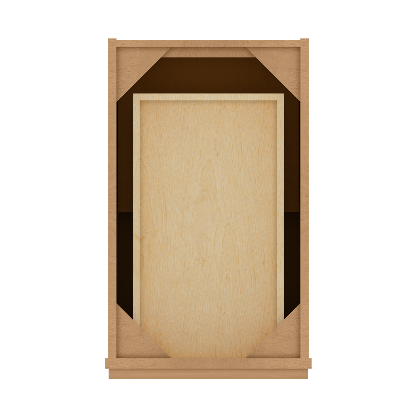 Base Kitchen Cabinet B15 Shaker Toffee 15 in. width 34.5 in. height 24 in. depth - Kitchen Cabinets