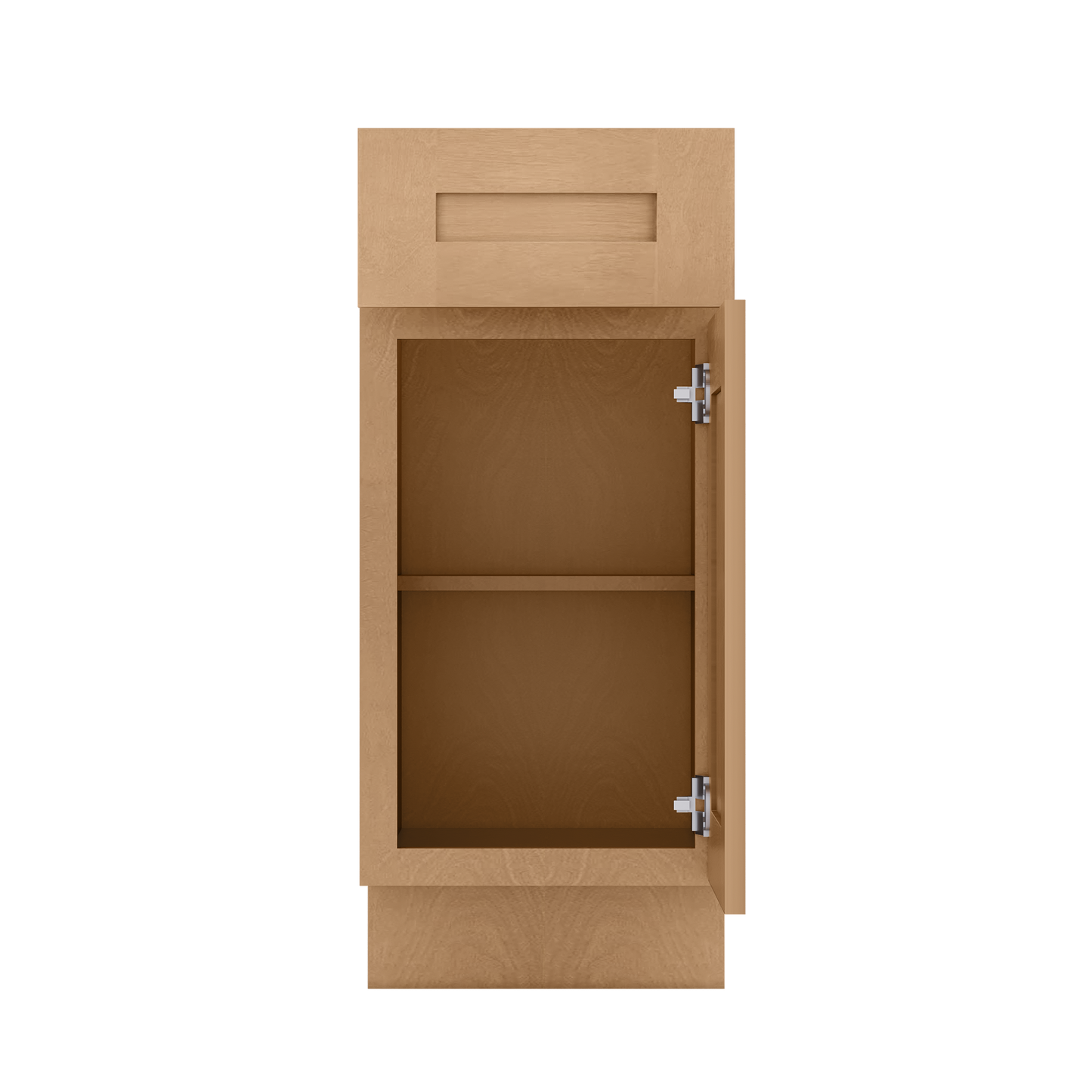 Base Kitchen Cabinet B15 Shaker Toffee 15 in. width 34.5 in. height 24 in. depth - Kitchen Cabinets