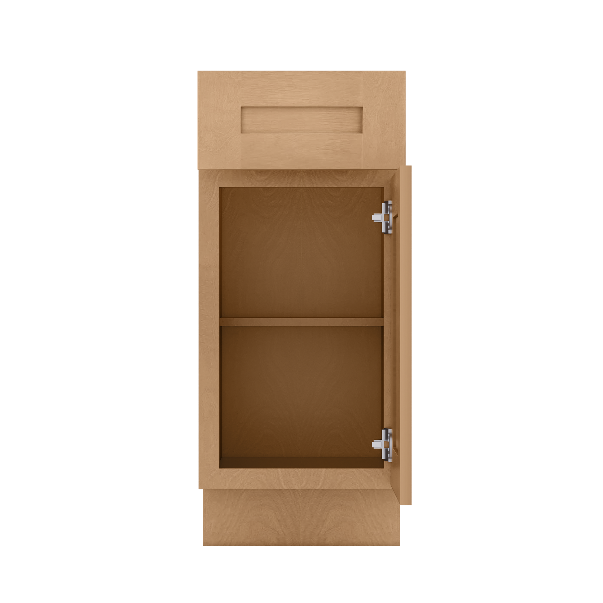 Base Kitchen Cabinet B15 Shaker Toffee 15 in. width 34.5 in. height 24 in. depth - Kitchen Cabinets